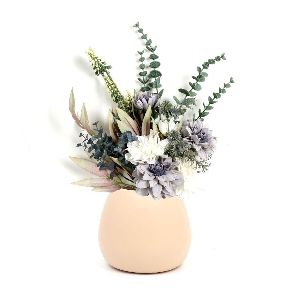 Margo - Peach Bamboo Floor Planter