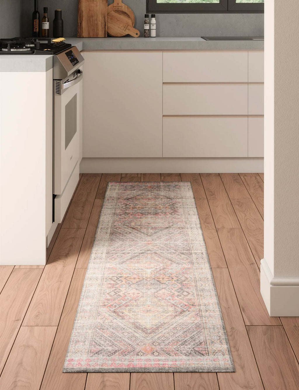 Alexa Silver Pink Purple Rug