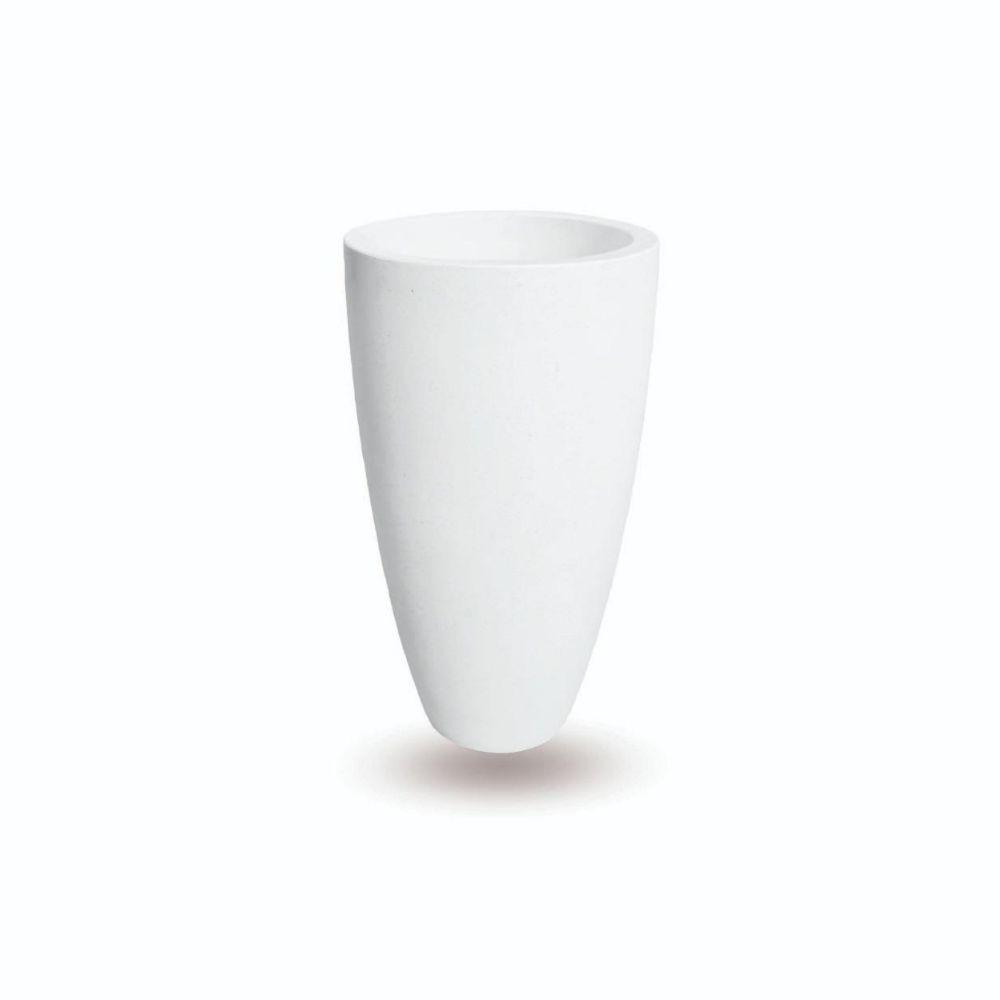 Lazio White Cement Planter (Multiple Sizes)