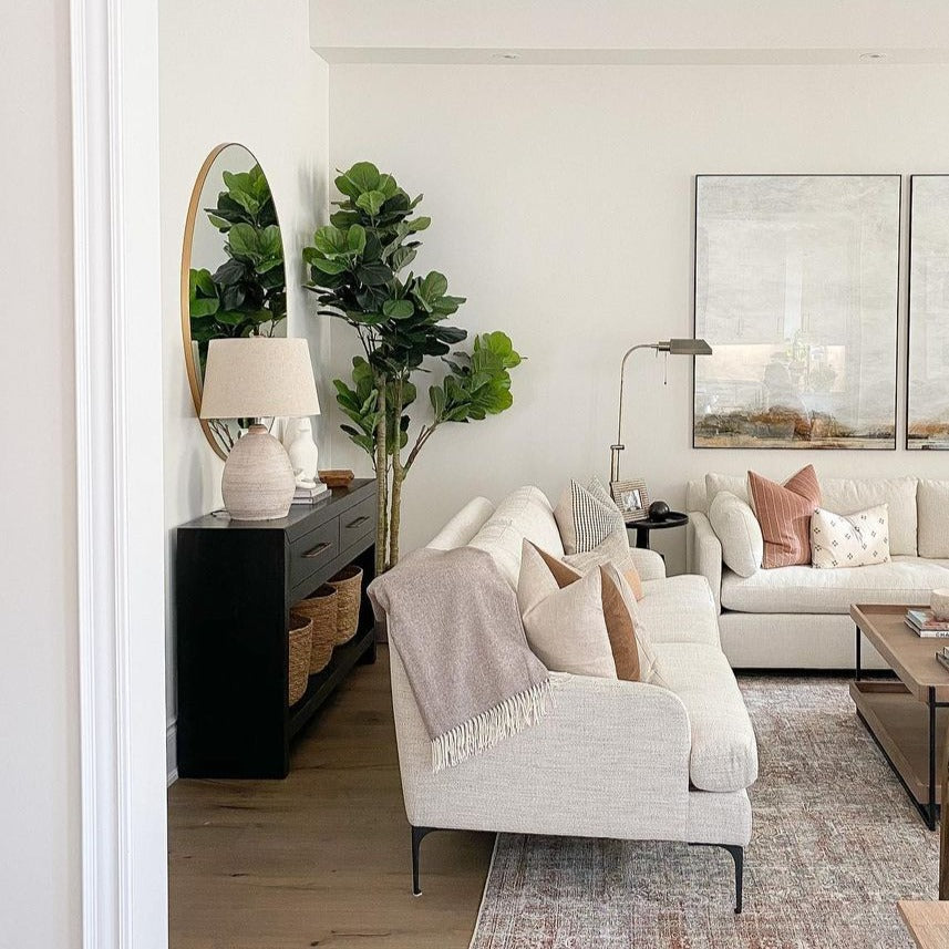 Fafa Artificial Fiddle Leaf Potted Plant (Multiple Sizes)