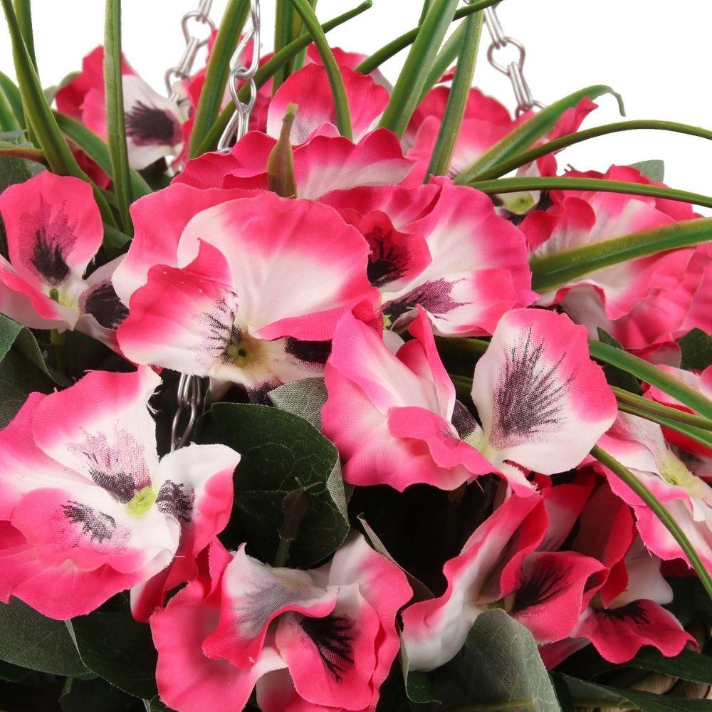 Aubree Artificial Floral Arrangement In Hanging Basket