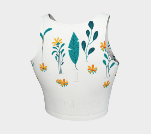 Art Athletic Crop Top