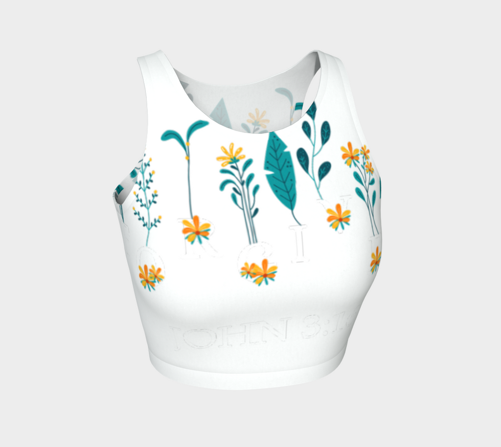 Art Athletic Crop Top