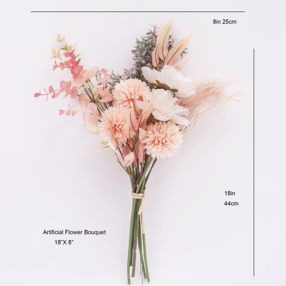 Maddie Artificial Flower Bouquet 18'' X 8''