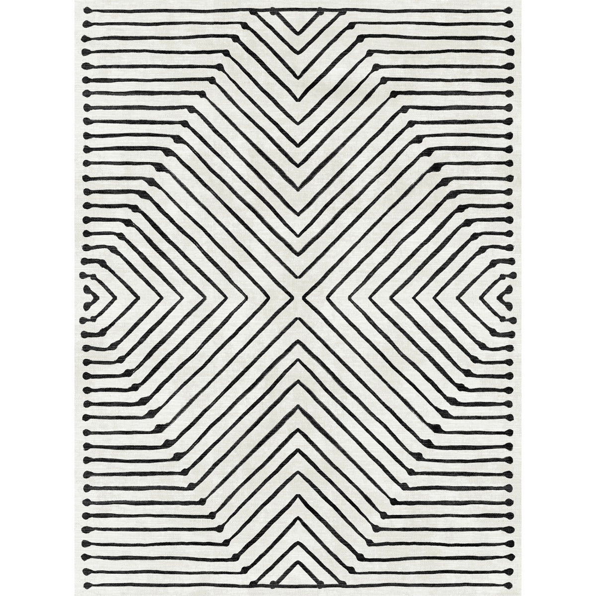 Calator Black & Ivory Rug