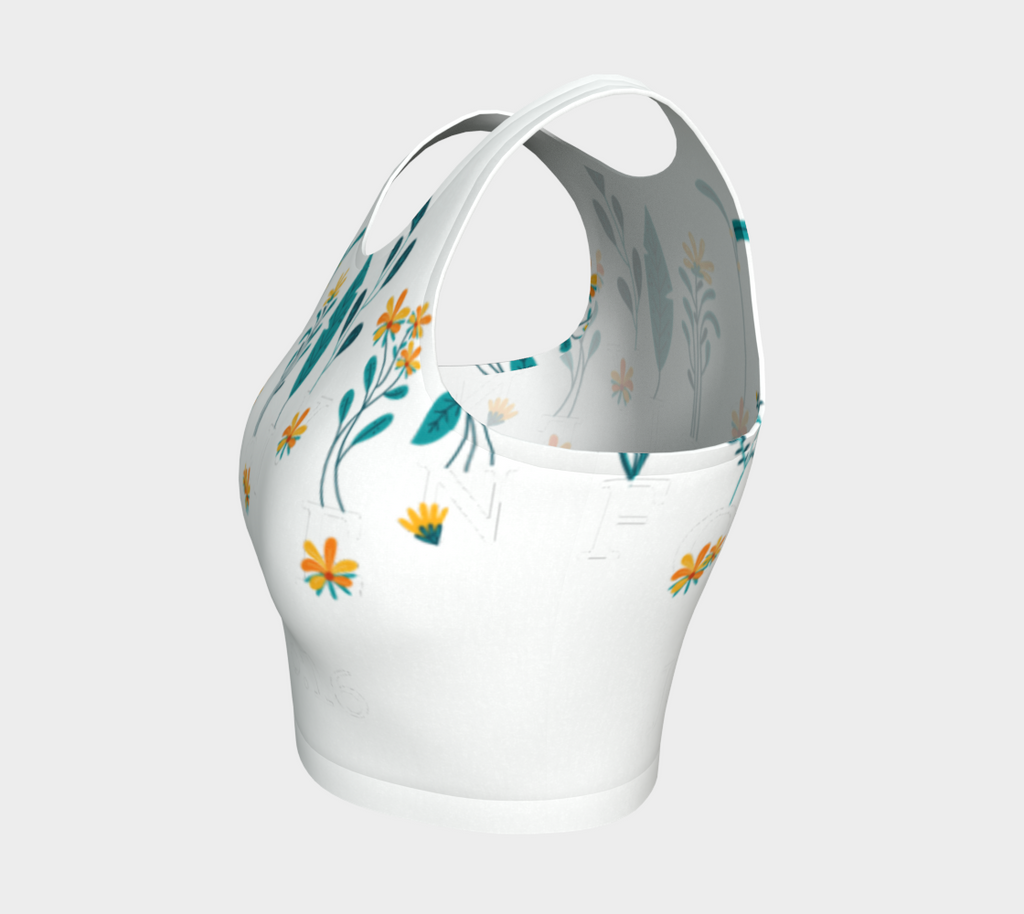 Art Athletic Crop Top