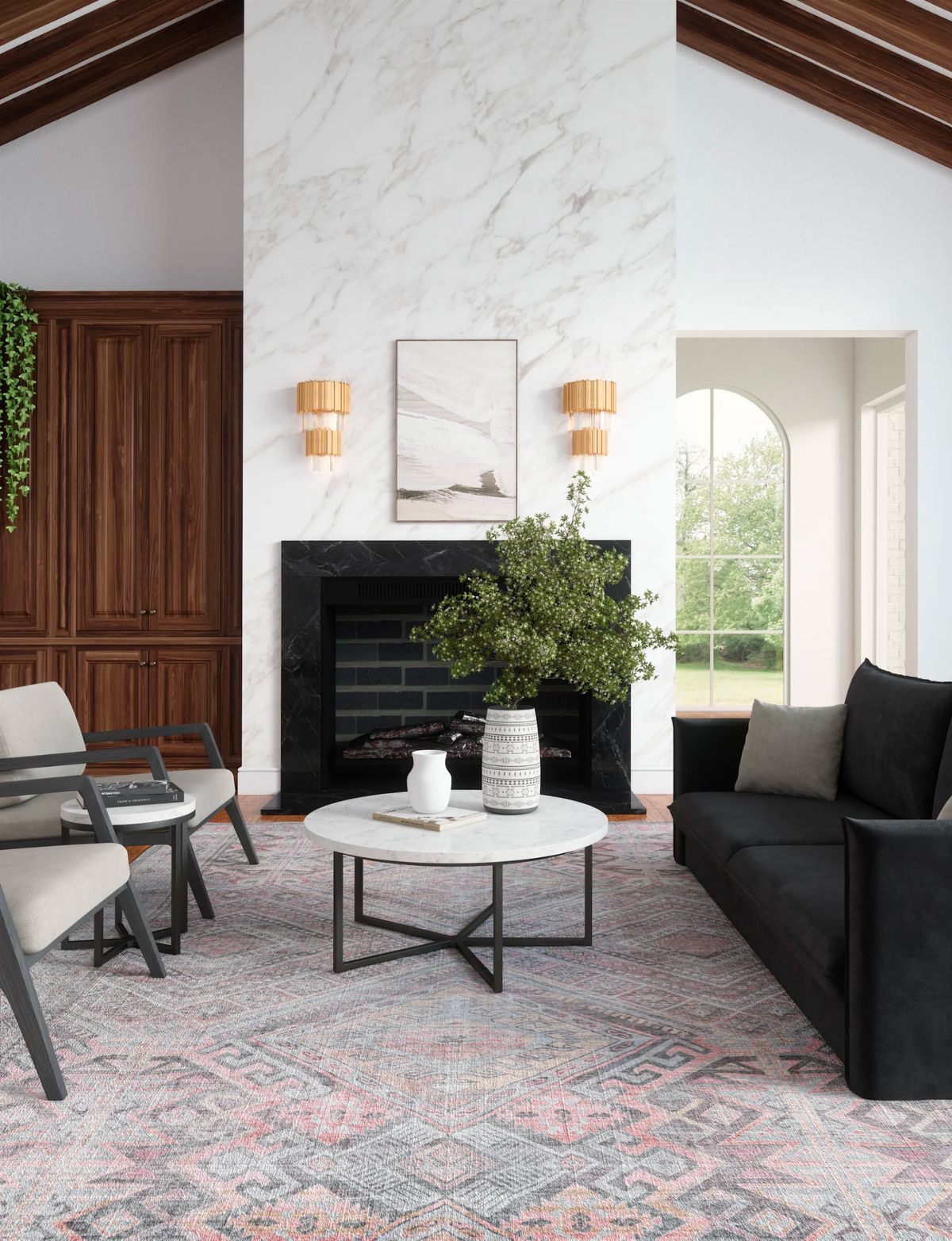 Alexa Silver Pink Purple Rug