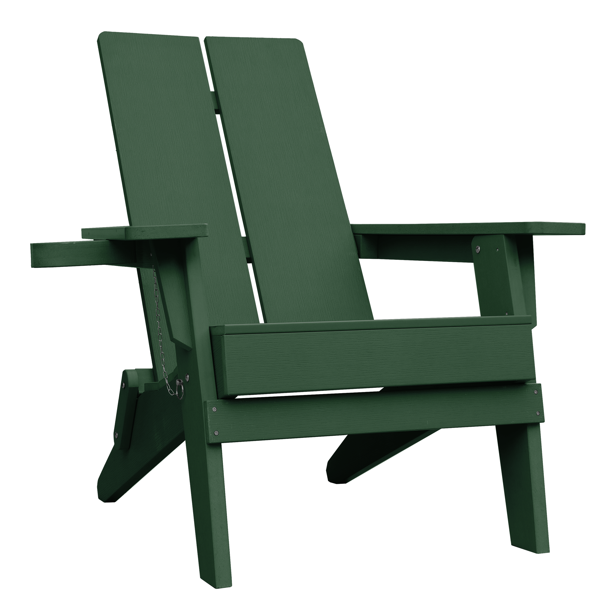 Adirondack Polymer Outdoor Folding Chair with Cupholder