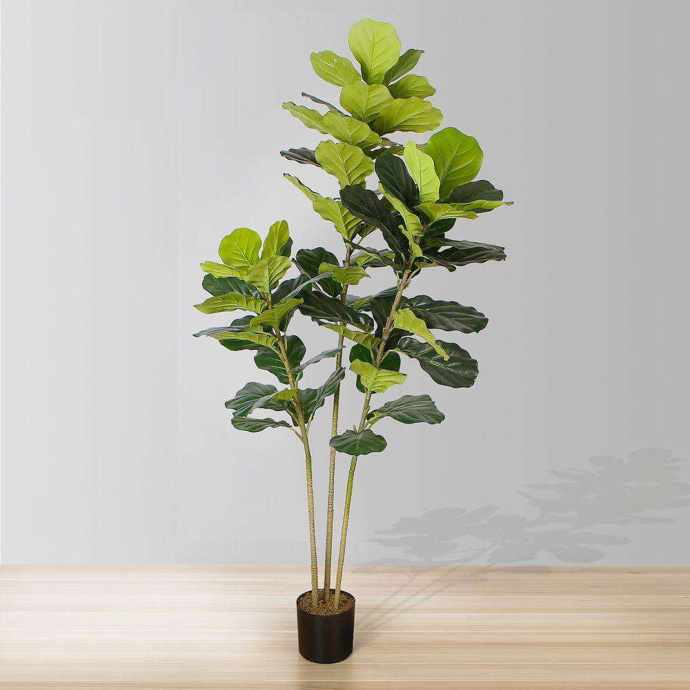 Alva Artificial Fiddle Leaf Potted Plant (Multiple Sizes)