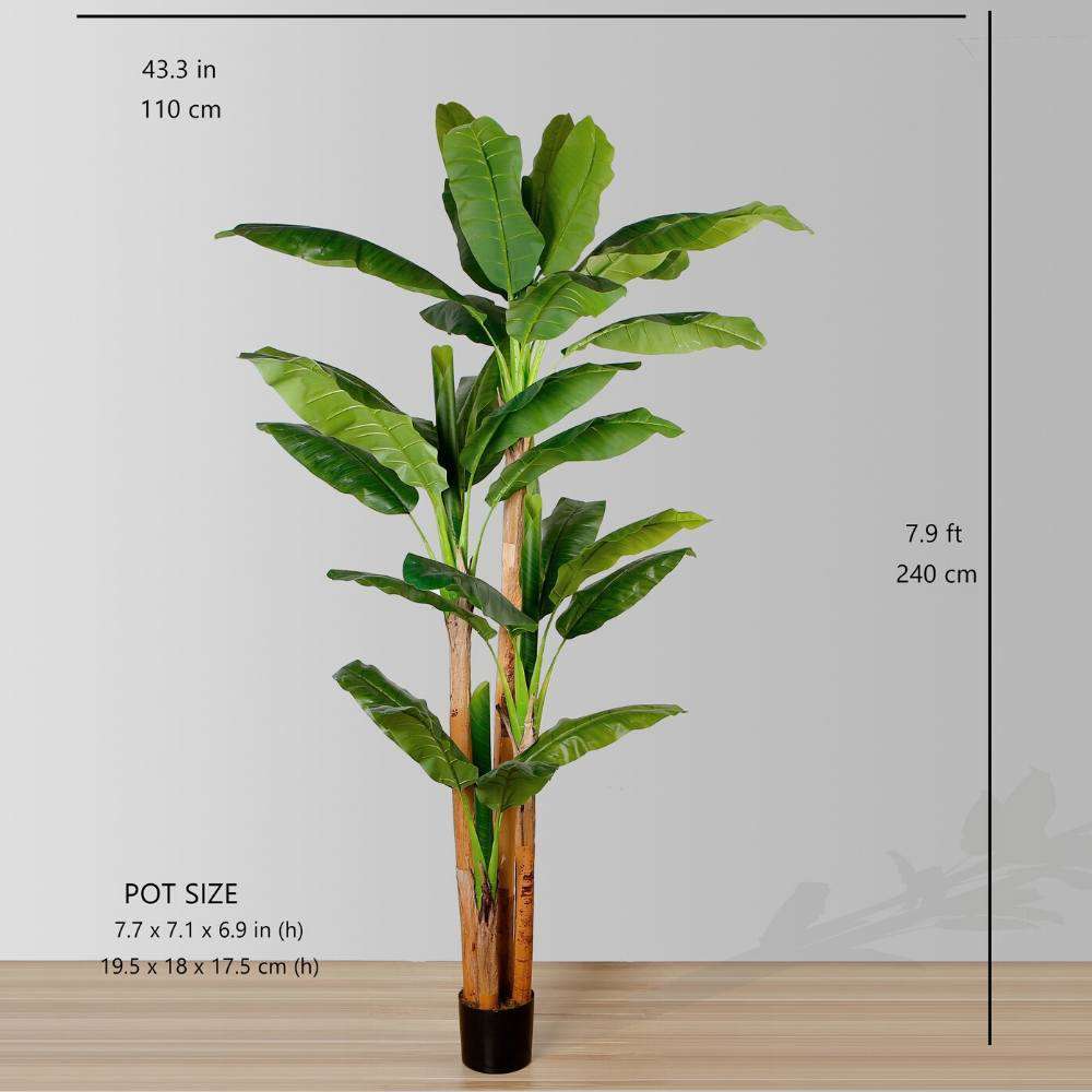 Anna Artificial Banana Tree Potted Plant (Multiple Sizes)