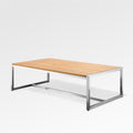 Acacia Teak Top Rectangle Coffee Table