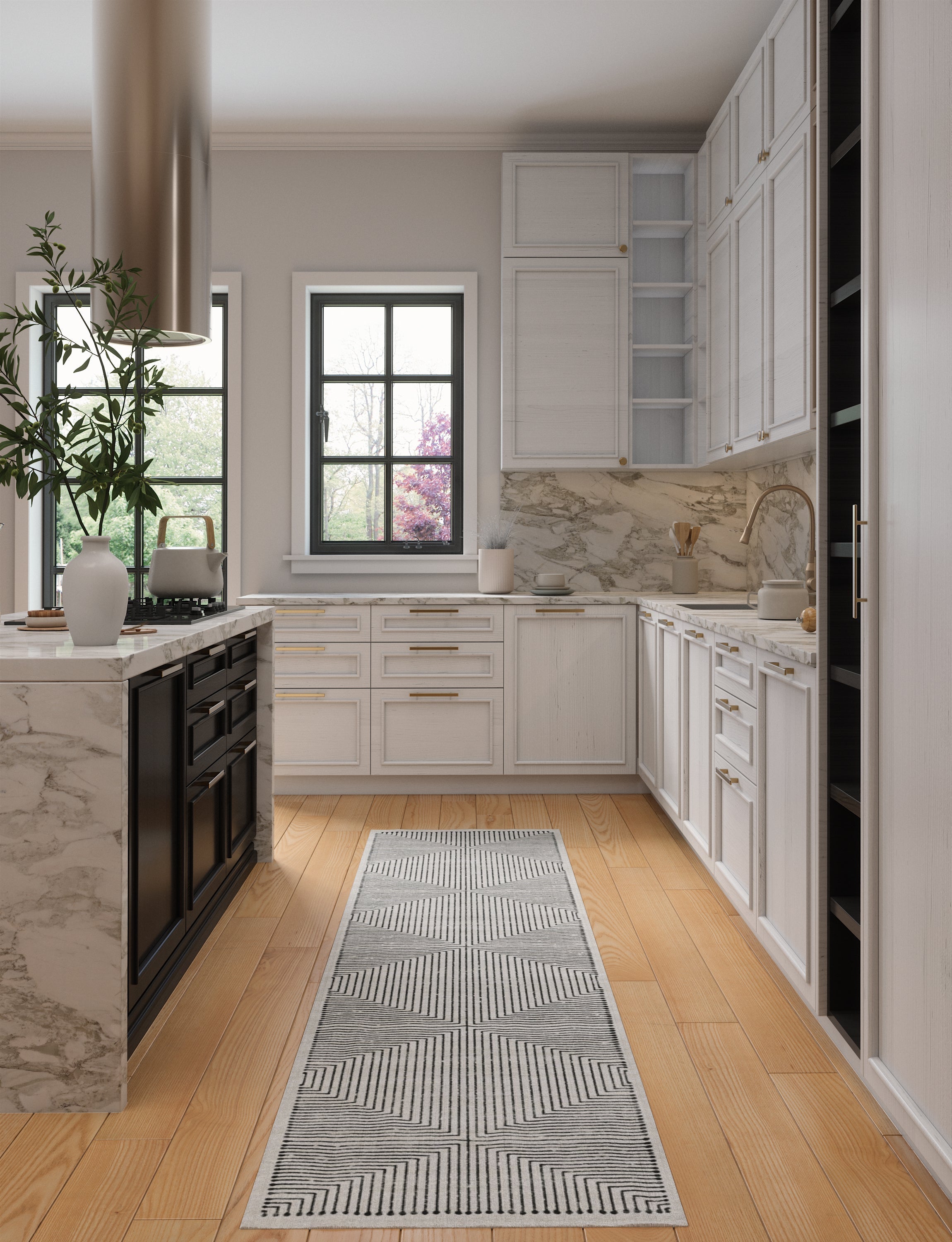 Bond Black & Ivory Rug