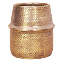 Bonita -Rattan Brass Finish Planter