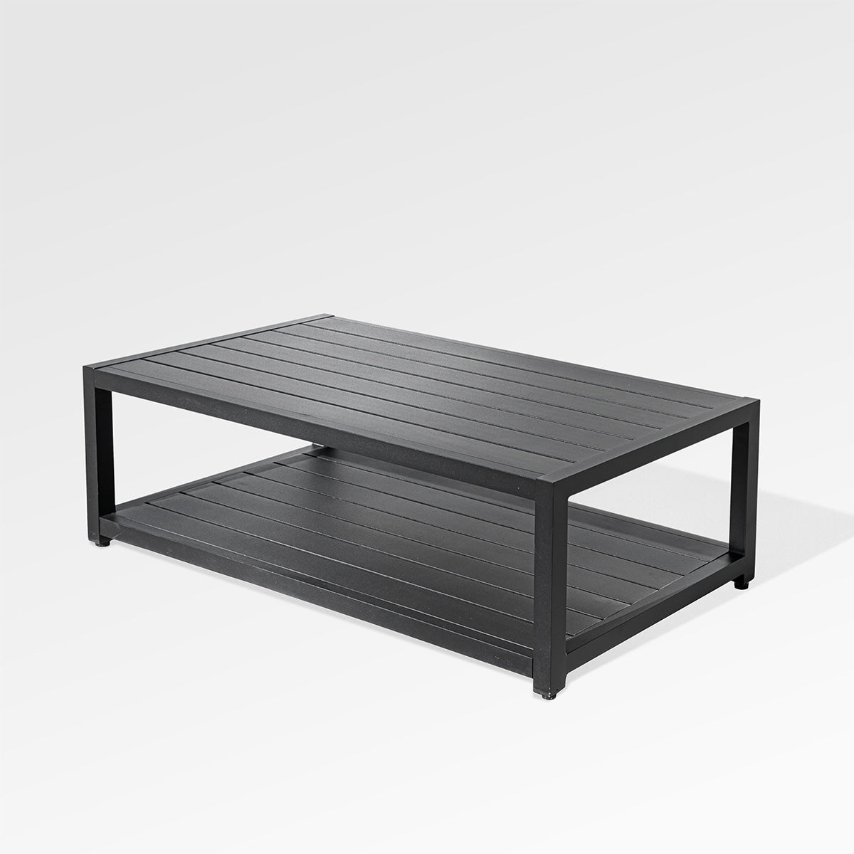 Chestnut Lux Black Aluminum Coffee Table