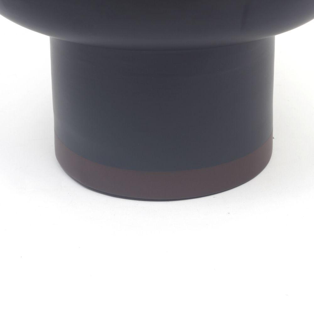 Elle - Black Bamboo Mid-Century Mushroom Planter