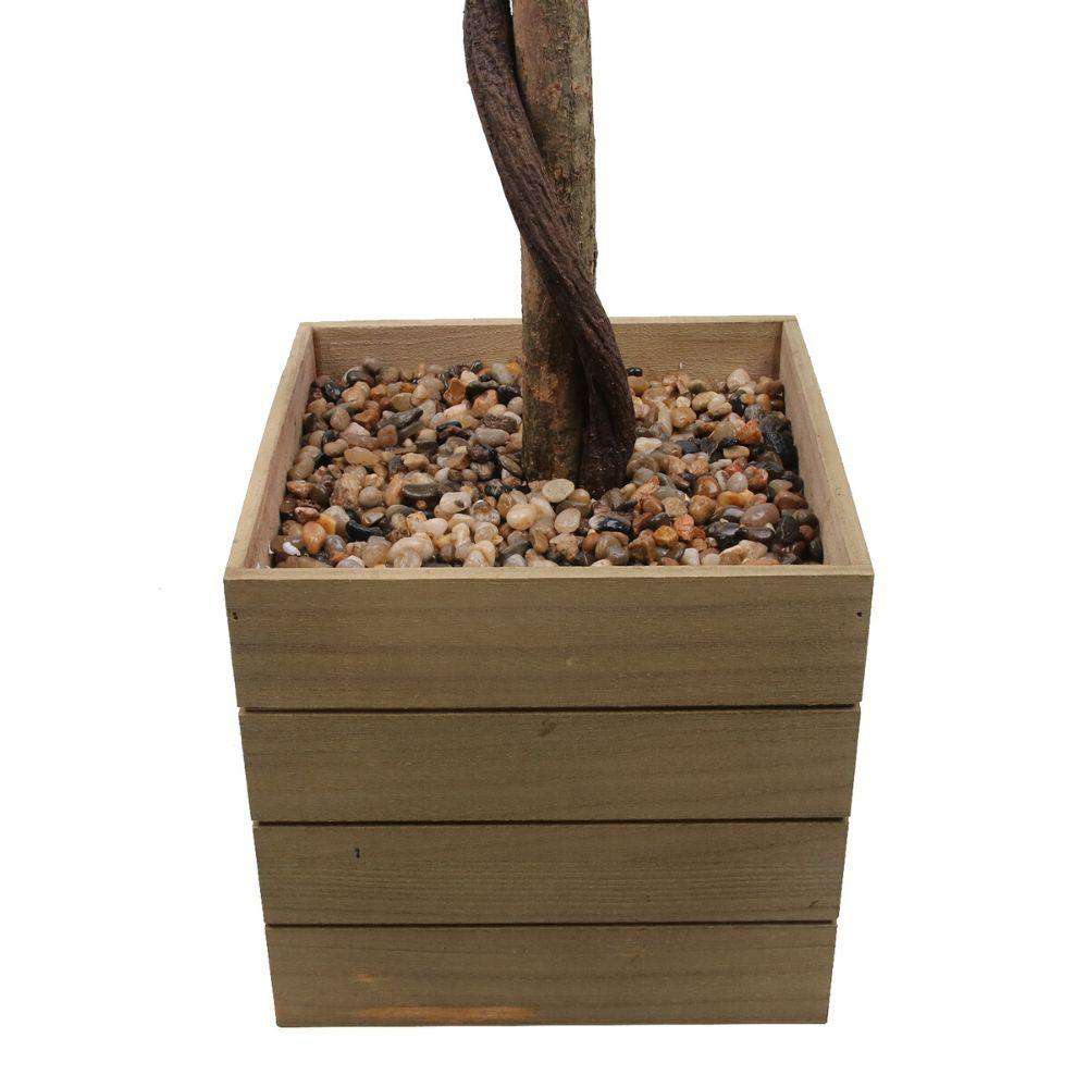 Ely Faux Potted Boxwood Topiary Plant 3'