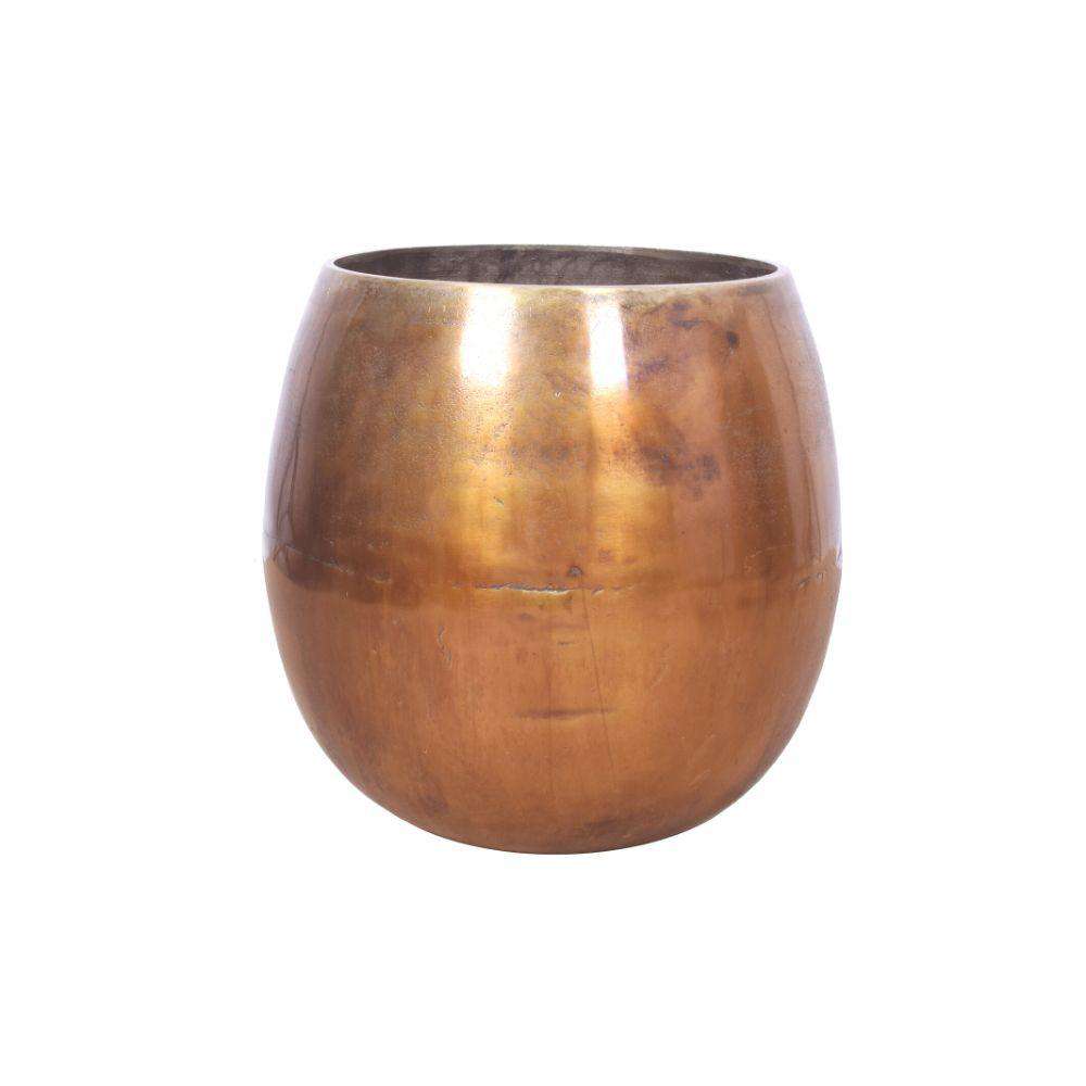 Gaby - Copper Brass Mid-Century Planter (Multiple Sizes)