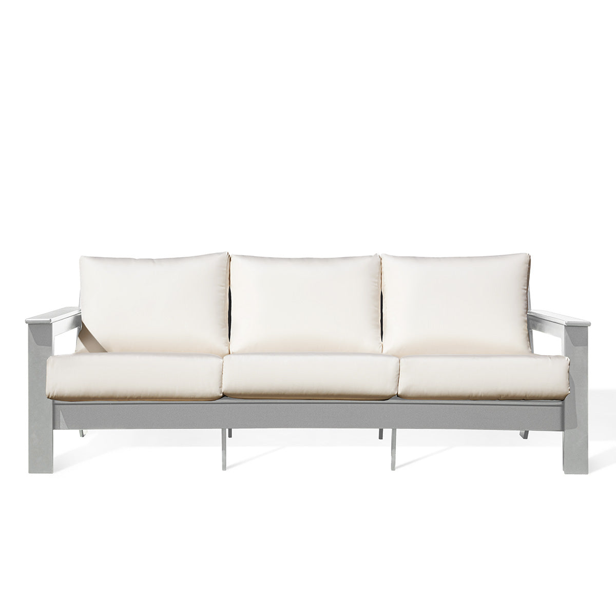 Hickory Polymer Outdoor Sofa with Sunbrella® Cushions
