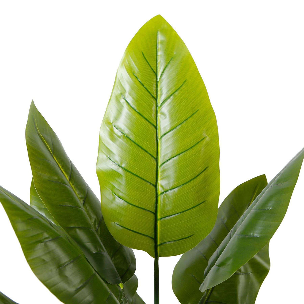 Javi Artificial Spathiphyllum Leaf Potted Plant 51"
