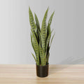 Jose Artificial Snake Sansevieria Dark Green Potted Plant 26"