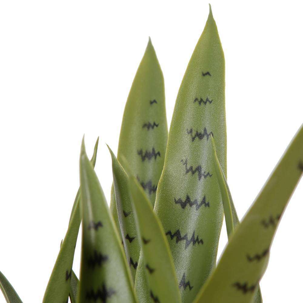 Jose Artificial Snake Sansevieria Dark Green Potted Plant 26"