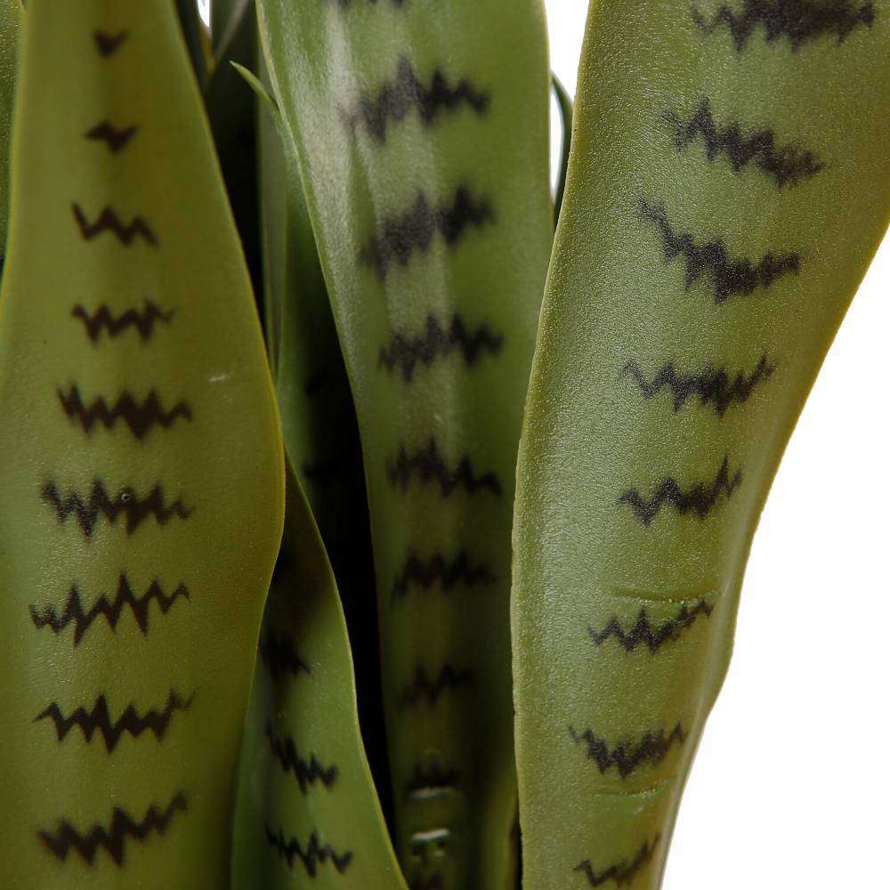 Jose Artificial Snake Sansevieria Dark Green Potted Plant 26"