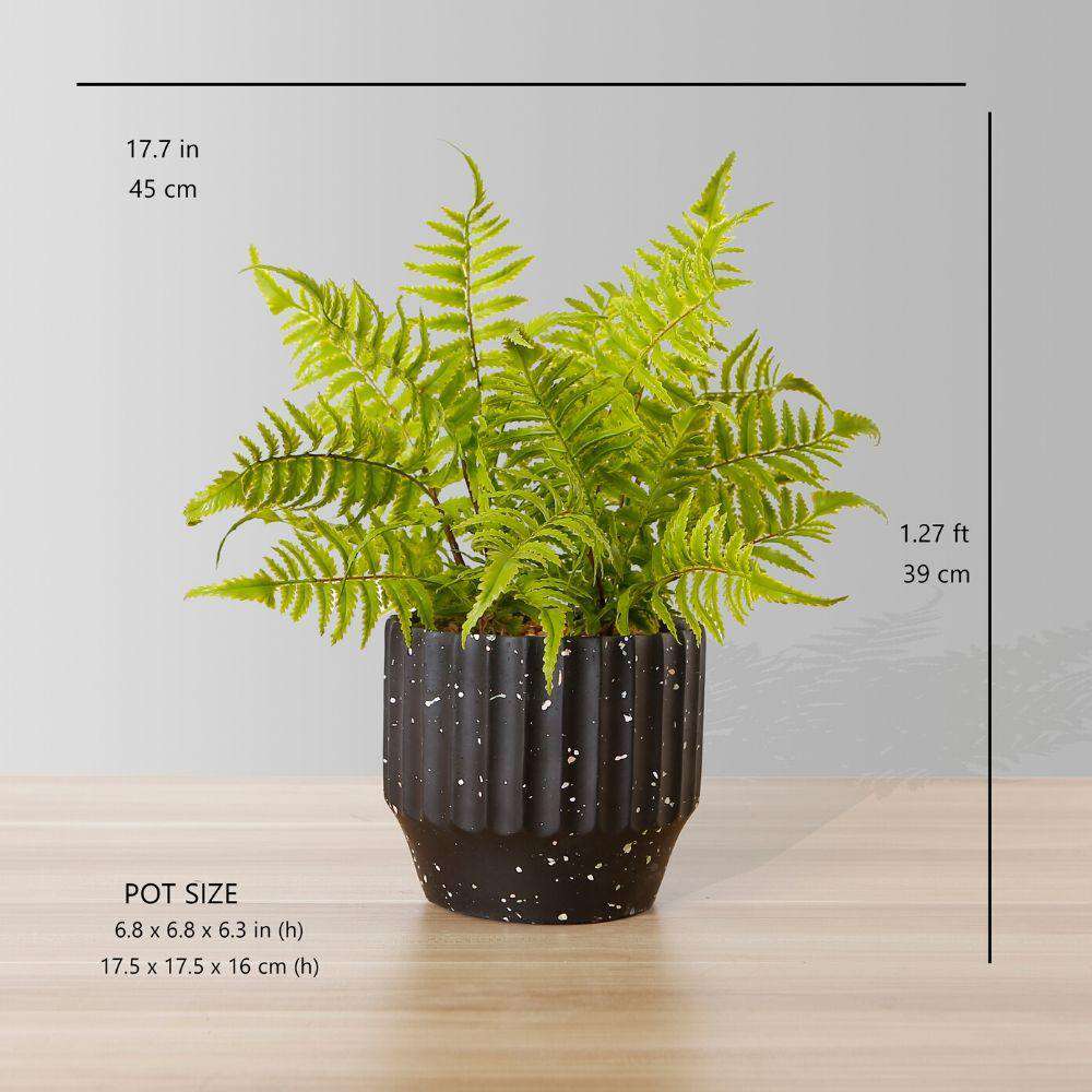 Jula Potted Faux Fern