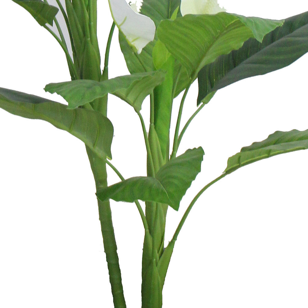 Belen Artificial Anthurium Leaf Potted Plant (Multiple Sizes)