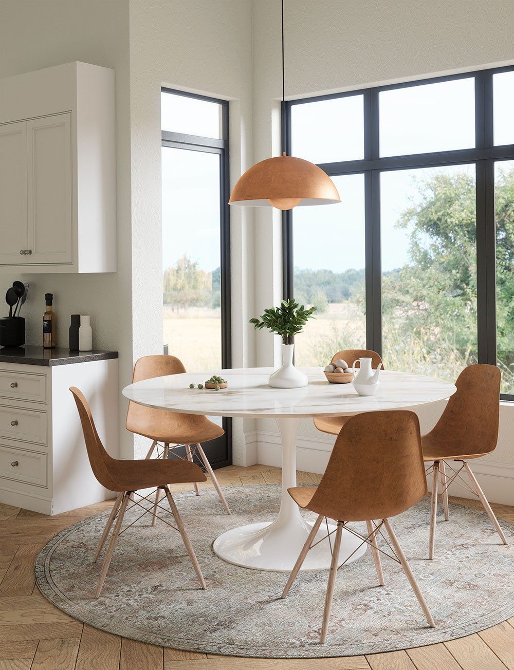 Kissara Beige Blue Rug