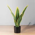 Leti Artificial Snake Sansevieria Potted Plant 21''