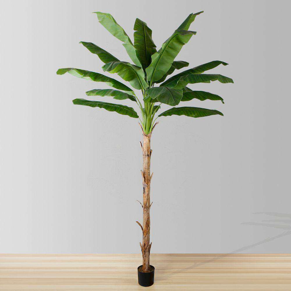 Leya Artificial Banana Tree Potted Plant 10'