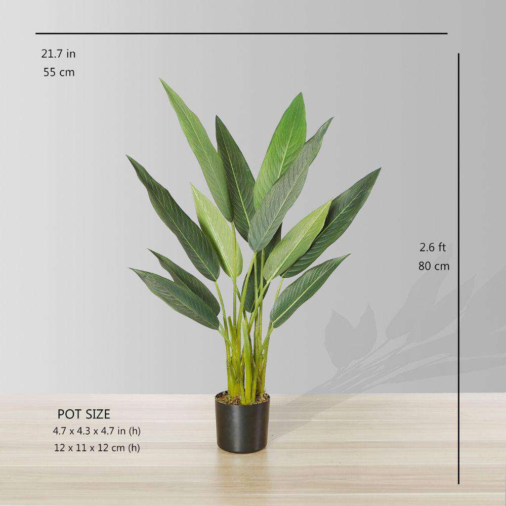 Maio Artificial Bird Of Paradise Potted Plant 31"