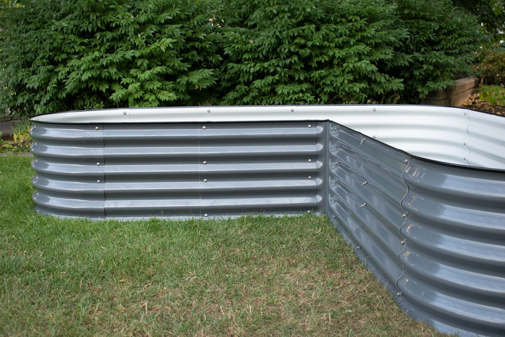 17" Tall L-Shape Garden Bed Kit