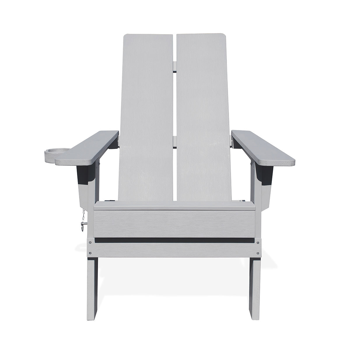Adirondack Polymer Outdoor Folding Chair with Cupholder
