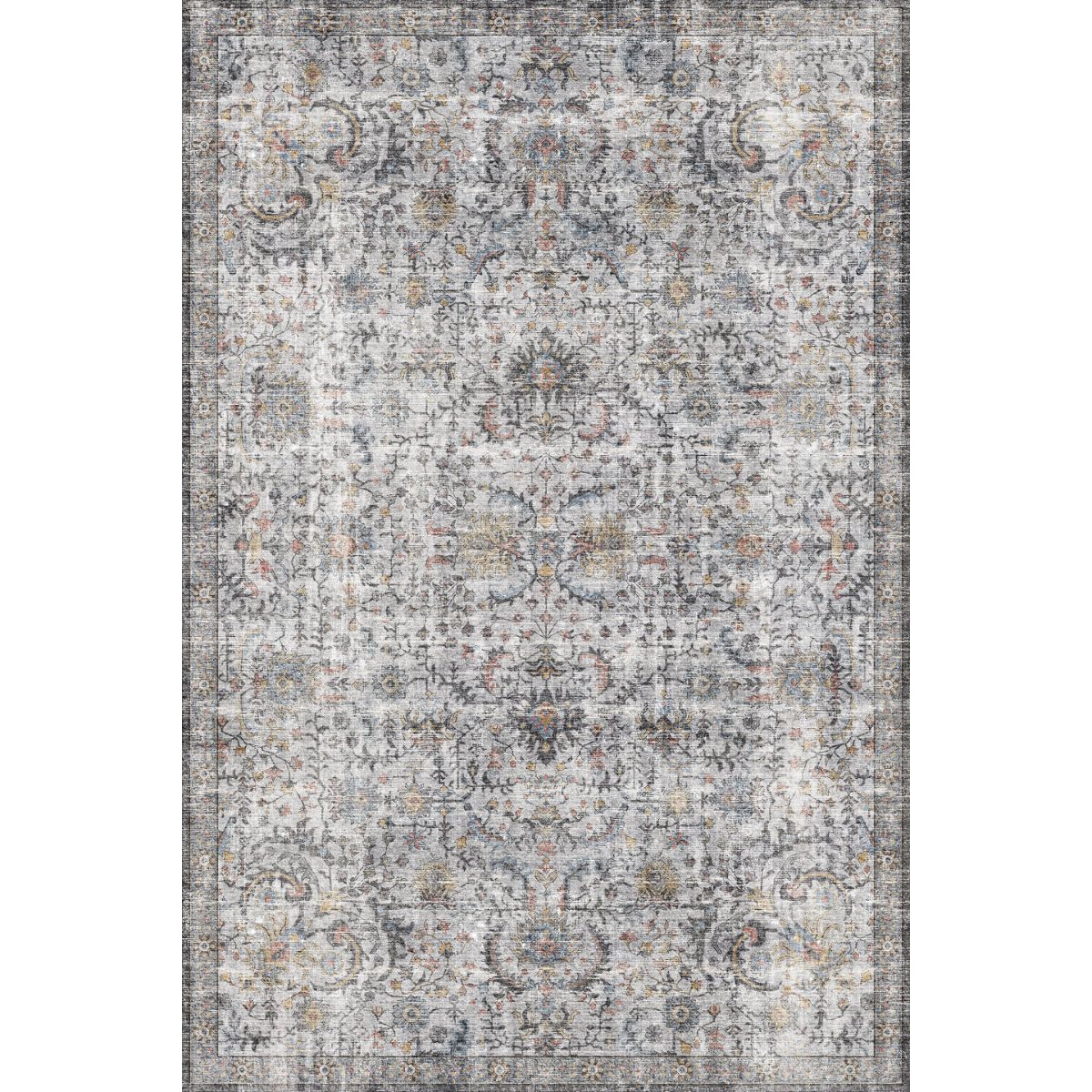 Hialeah Silver Pastel Blue Rug