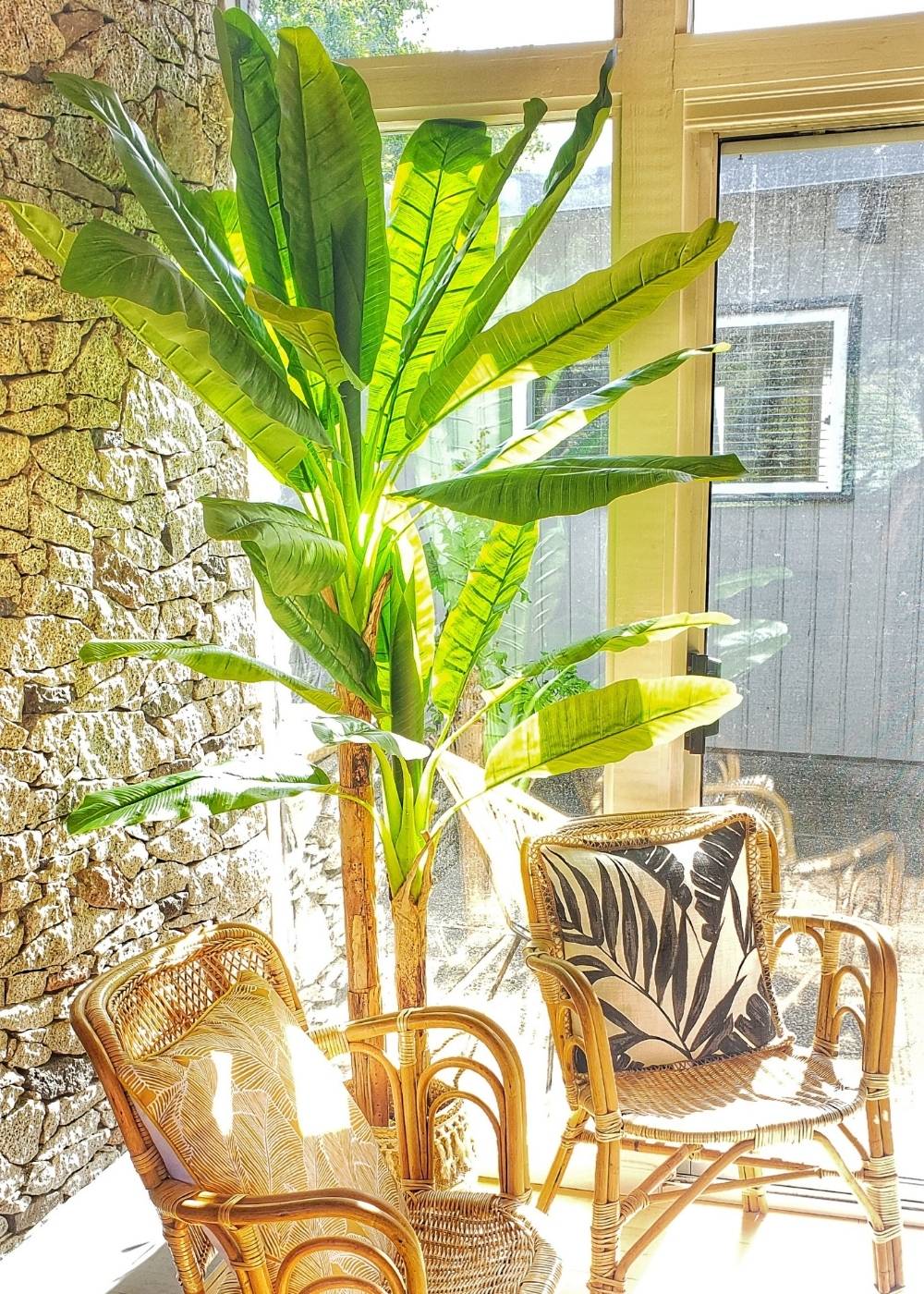 Anna Artificial Banana Tree Potted Plant (Multiple Sizes)