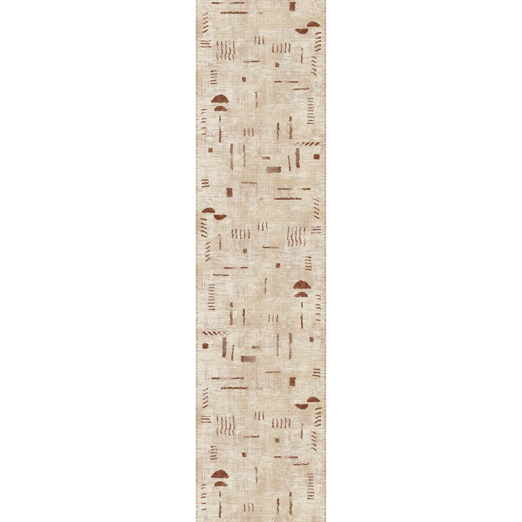 Jama Natural Red Rug