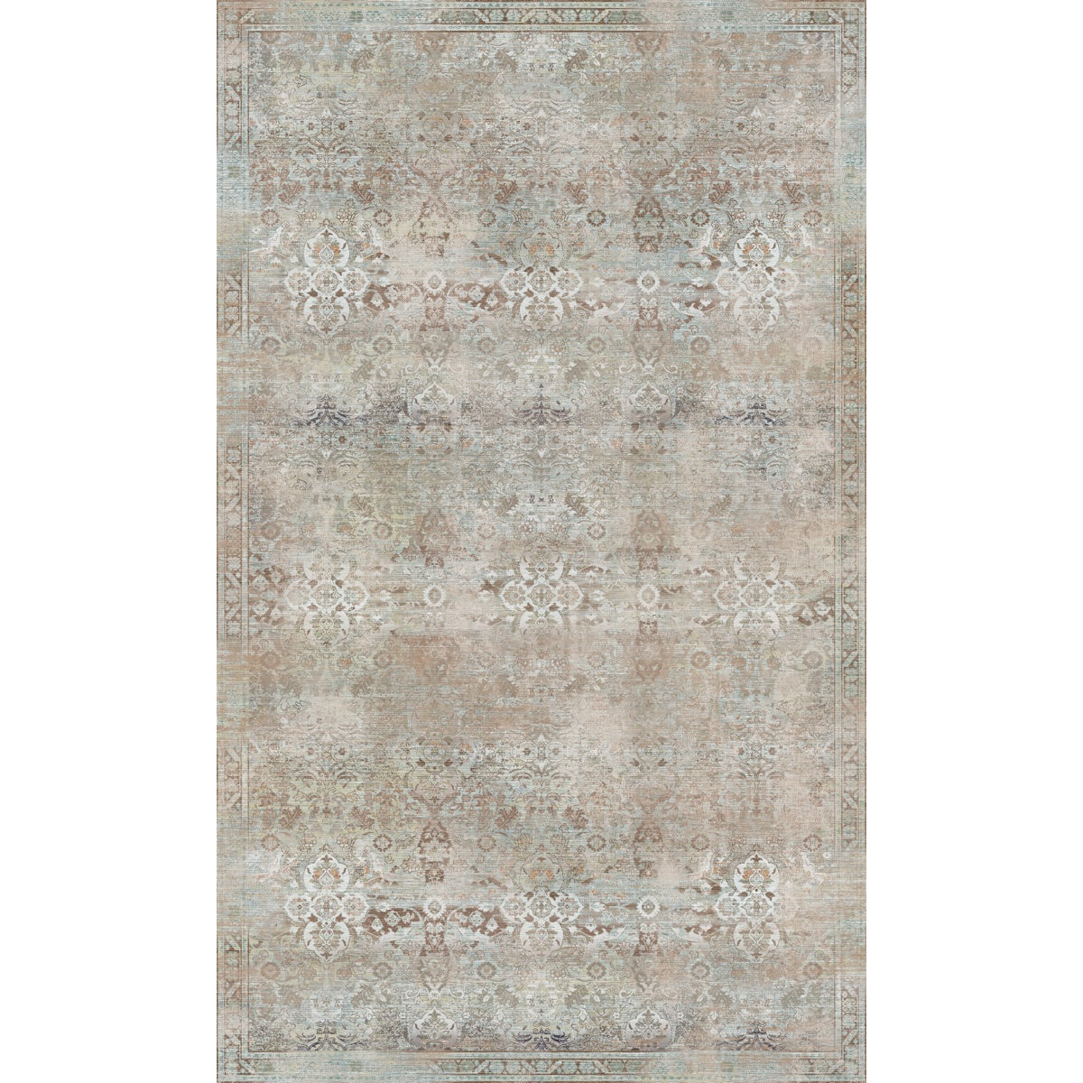 Kissara Beige Blue Rug