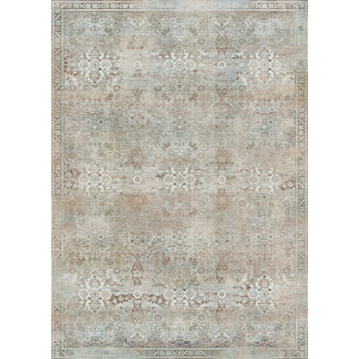 Kissara Beige Blue Rug