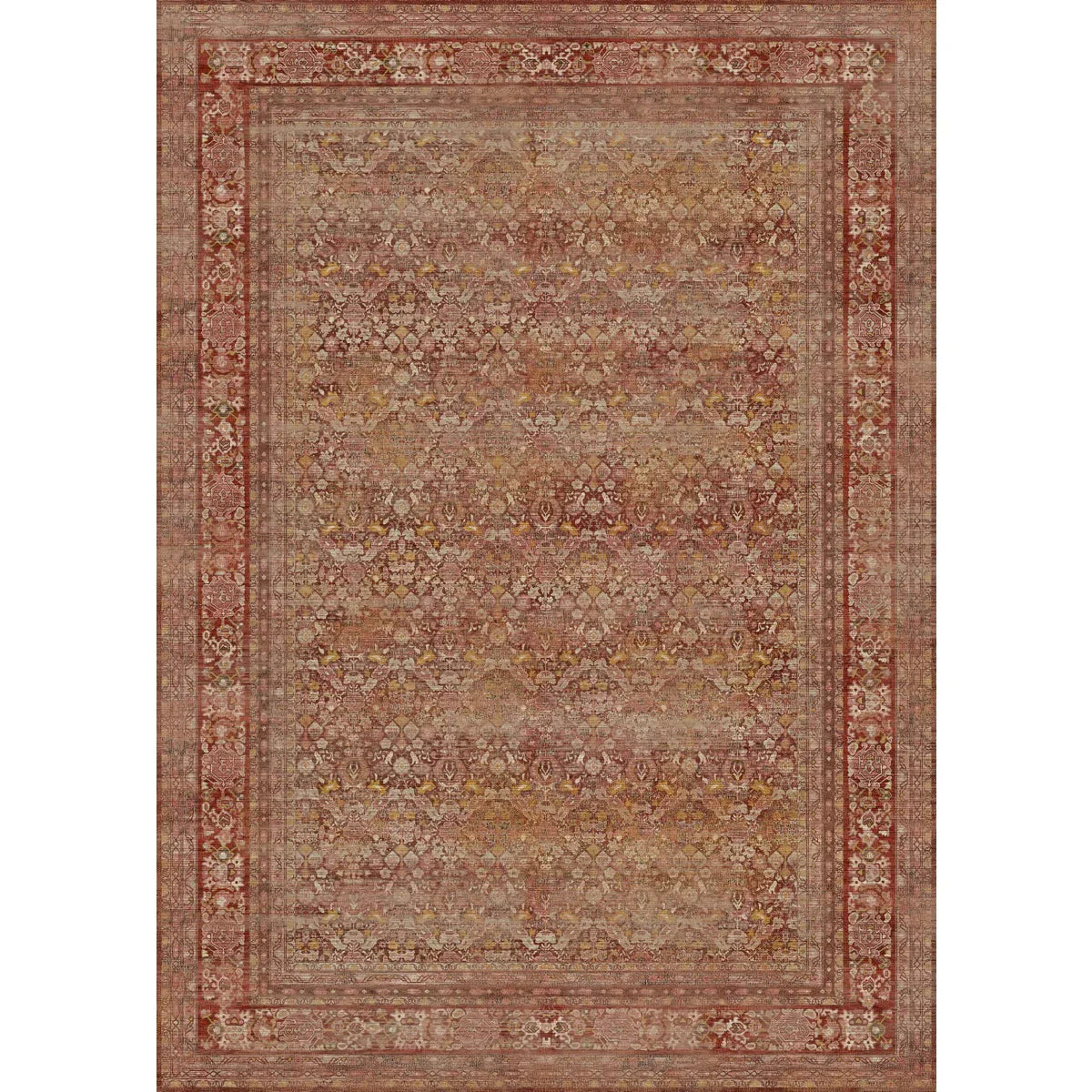 Copera Orange Multi Rug
