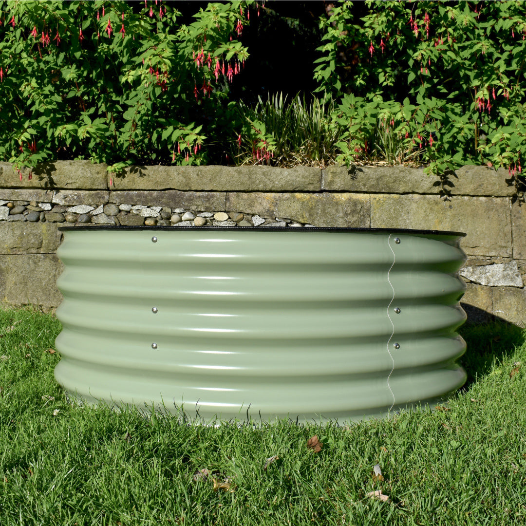 17" Tall Round Garden Bed Kit